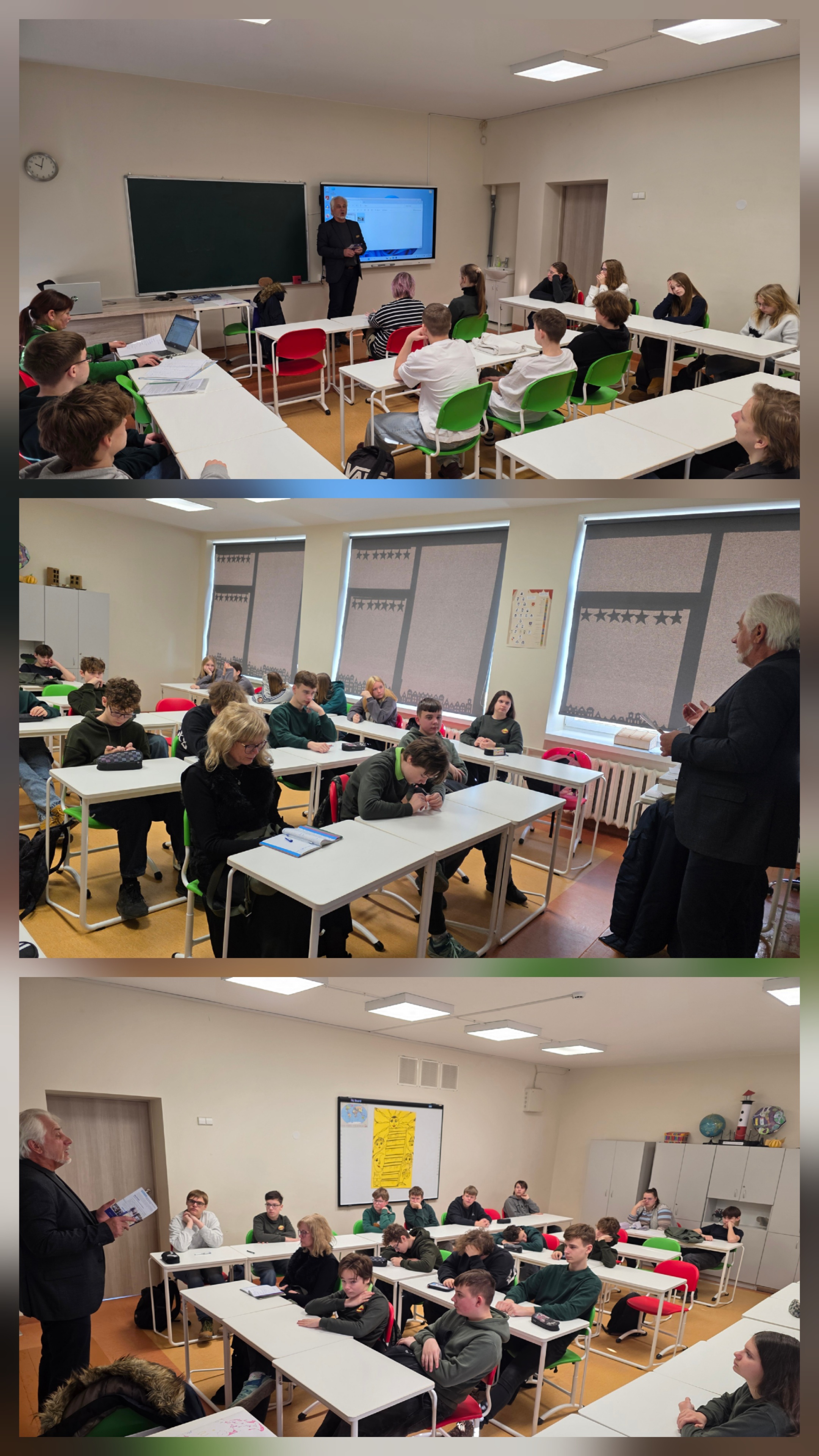 Svečias iš Klaipėdos Ernesto Galvanausko profesinio mokymo centro