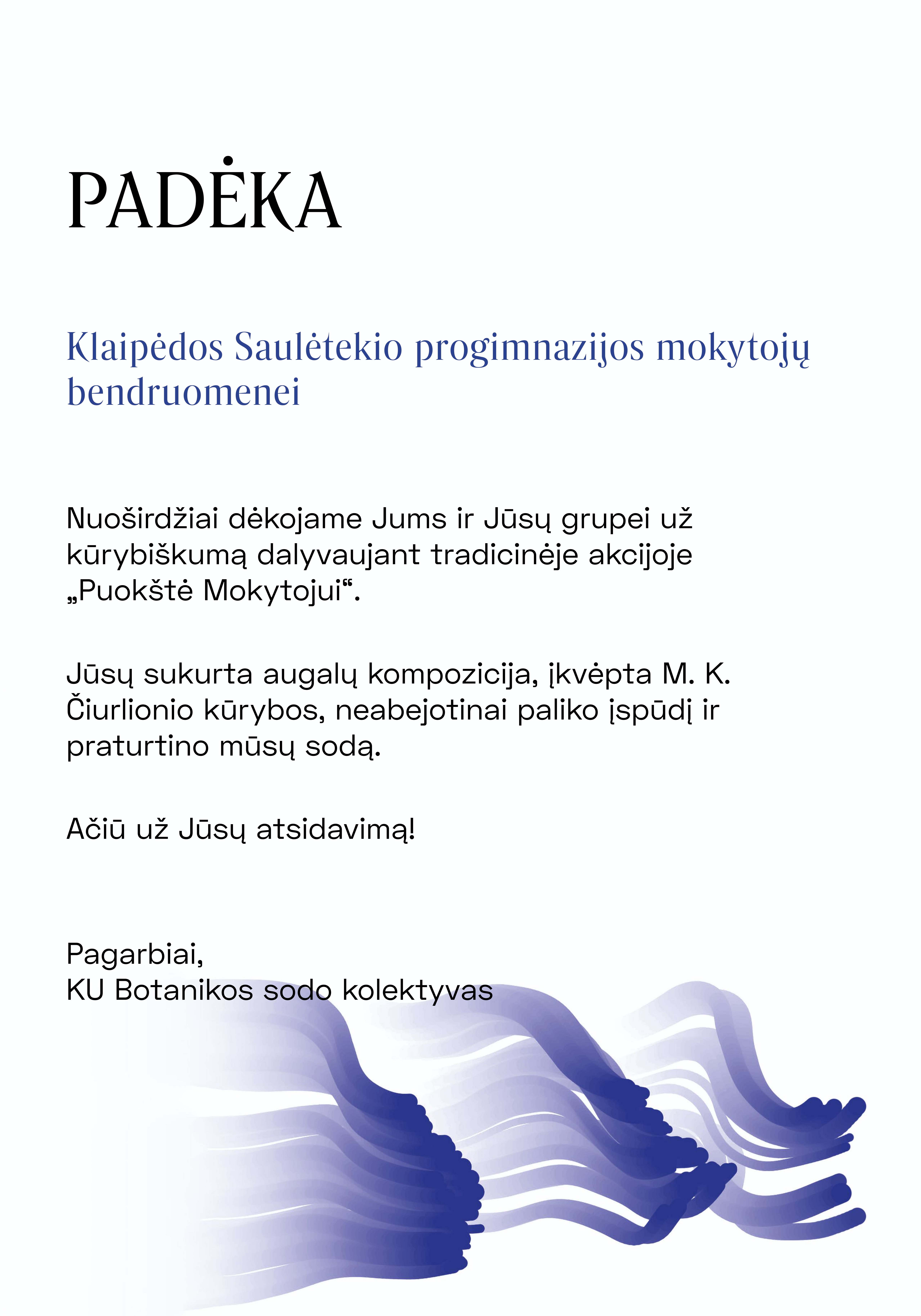 Padėka
